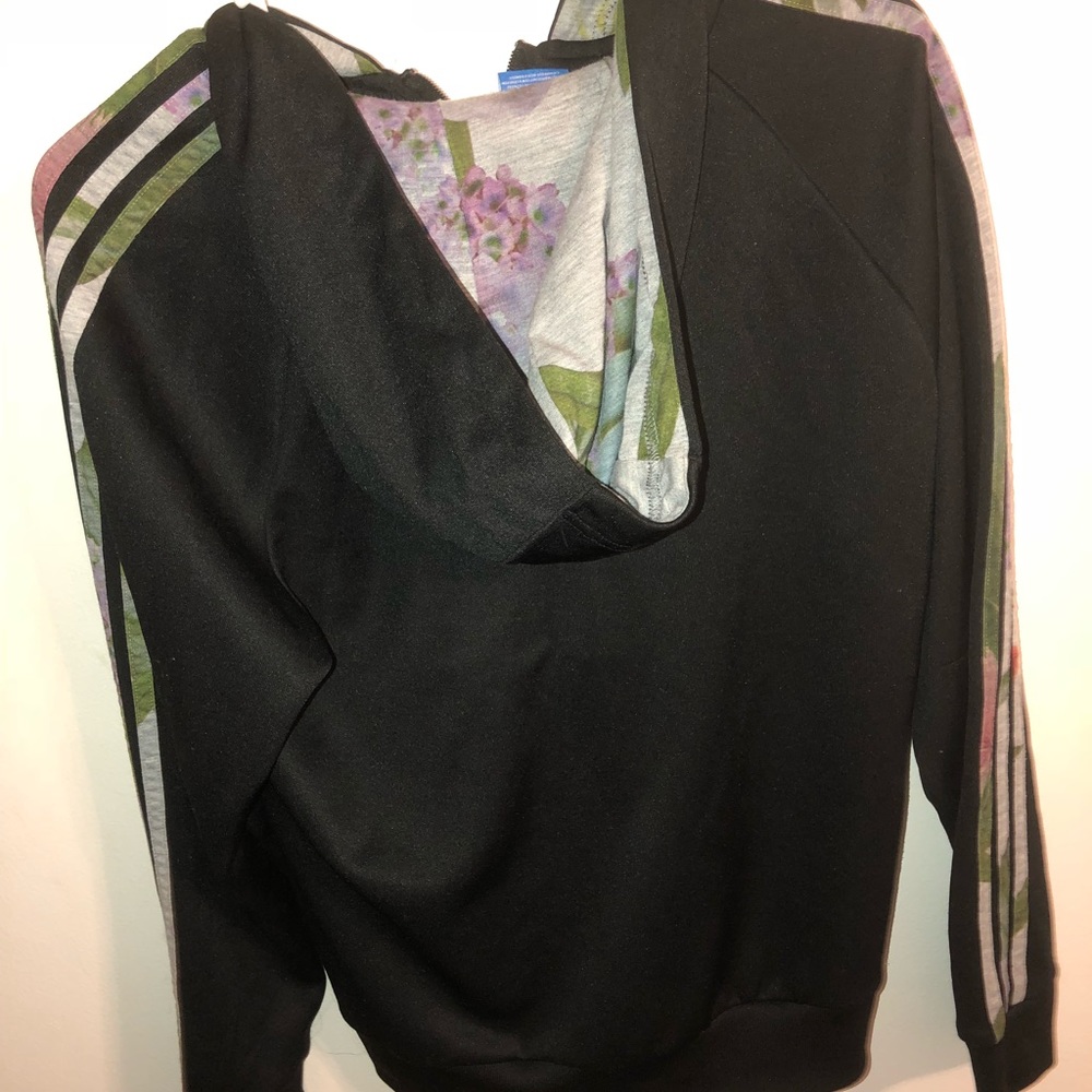 Zip up adidas hoodie